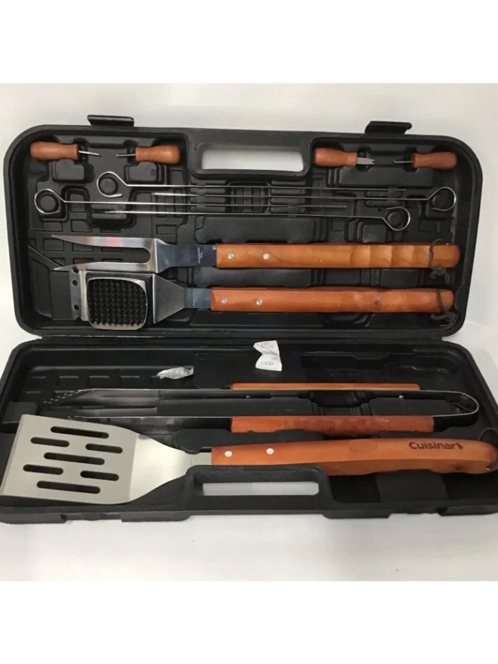 CUISINART - 13 Piece Wooden Handle Grill Set - Model CGS-W13